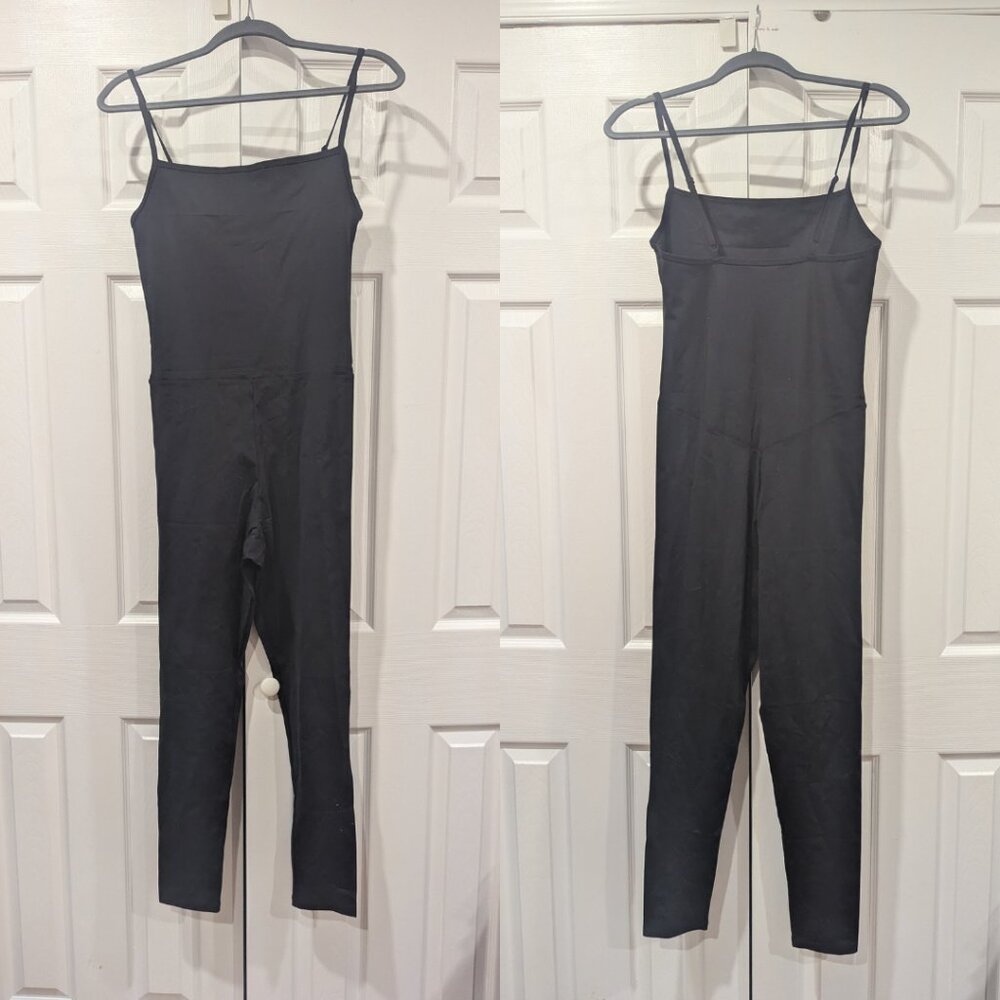 Girlfriend Collective Black cami unitard size XL
